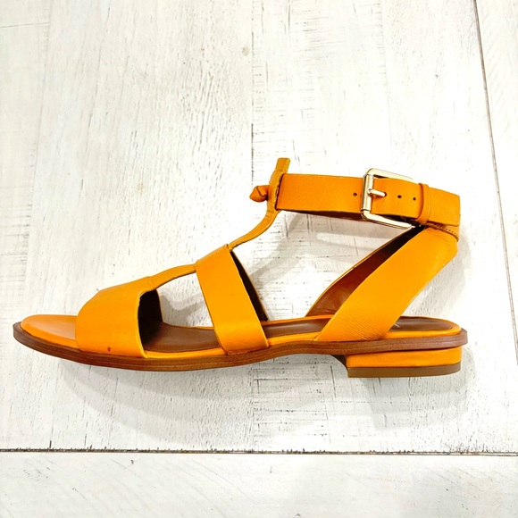 Franco Sarto L-Moni Saffron Yellow Sandal Size 8.5 M - Picture 8 of 15